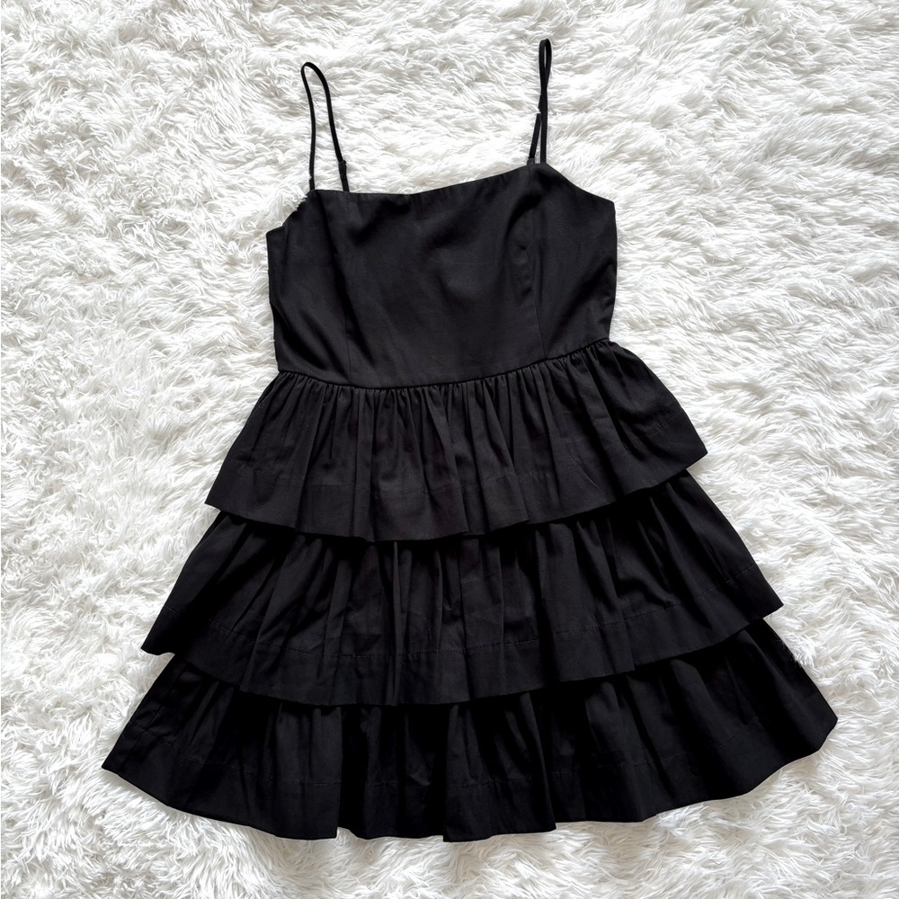 🤍NWOT! Forever 21 Black Tiered Mini Dress